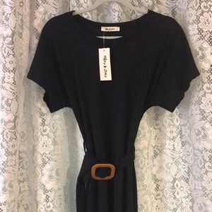 70s inspired Mikey and Joey midi dress